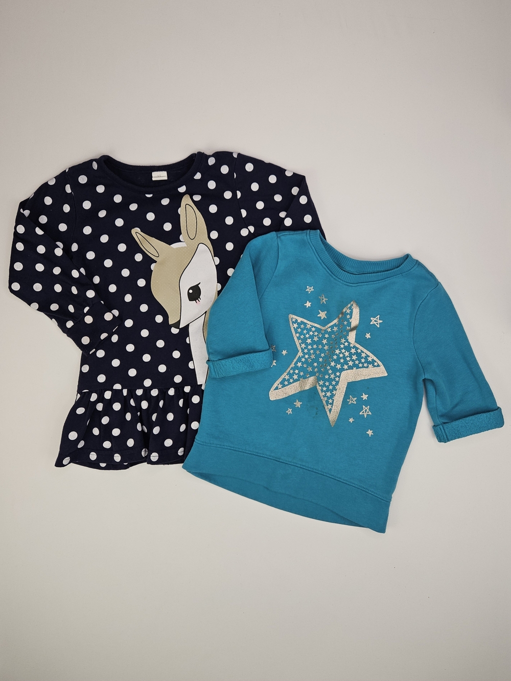 5/$25 Toddler Girls Sweater Bundle Size 3T Old Navy Deer & Blue Star